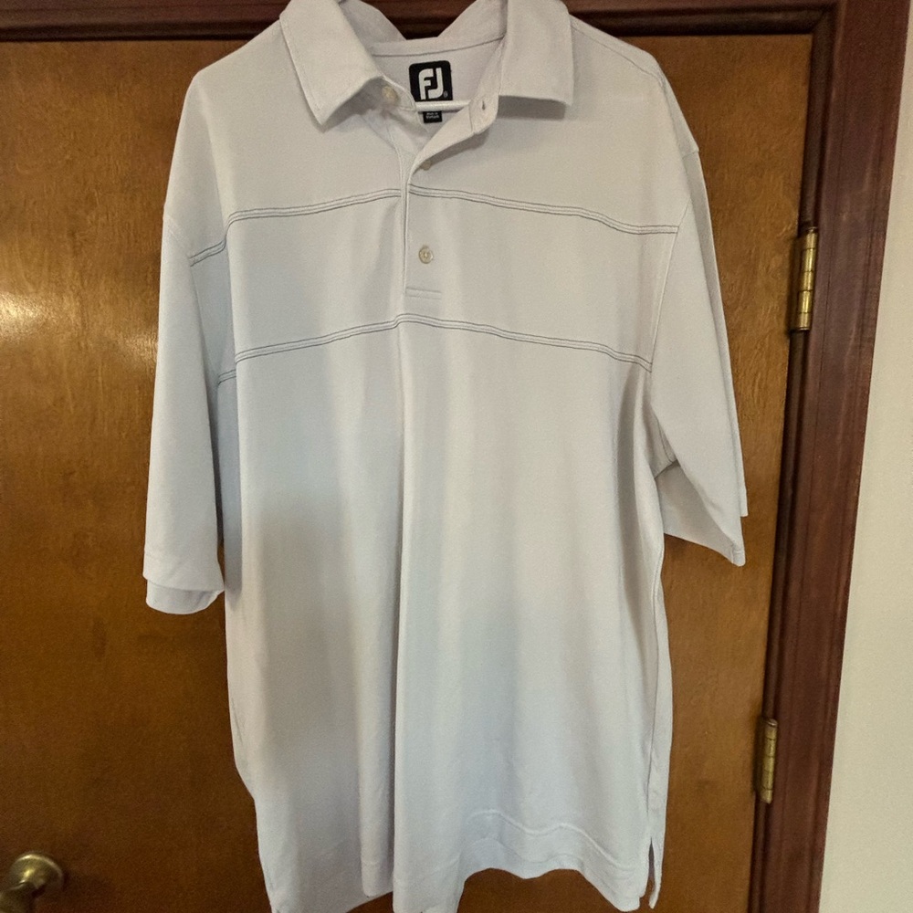 FootJoy Men's Light Gray Polo Shirt